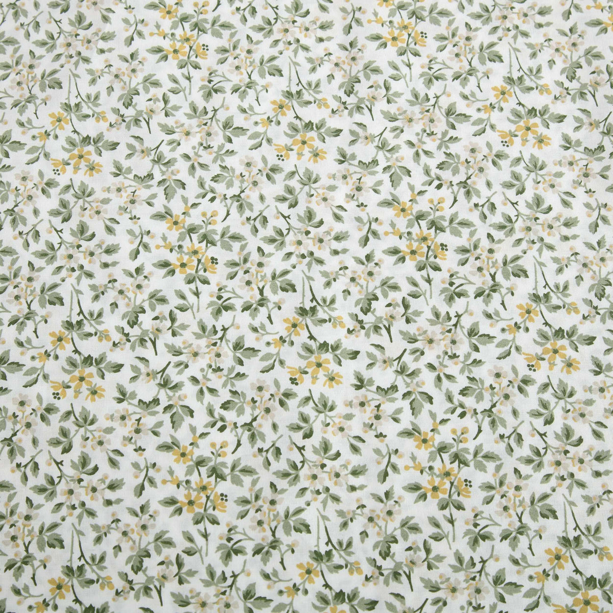 Laura Ashley deep-pocket fit closeup shows secure wrap around 18-inch queen mattresses.