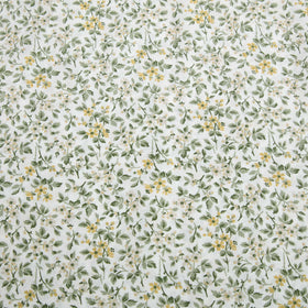 Laura Ashley deep-pocket fit closeup shows secure wrap around 18-inch queen mattresses.