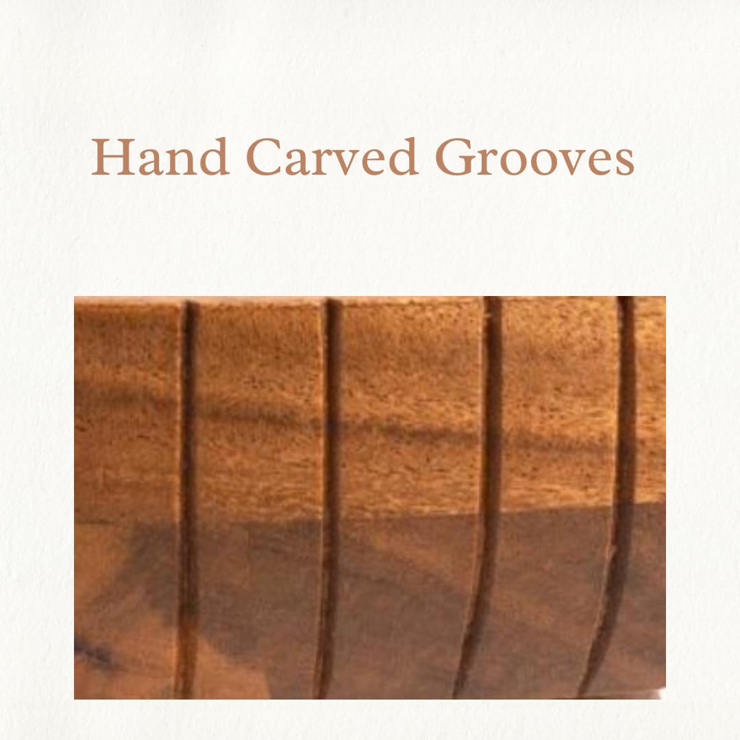 LAVAUK acacia wood bowl as gift-worthy decor