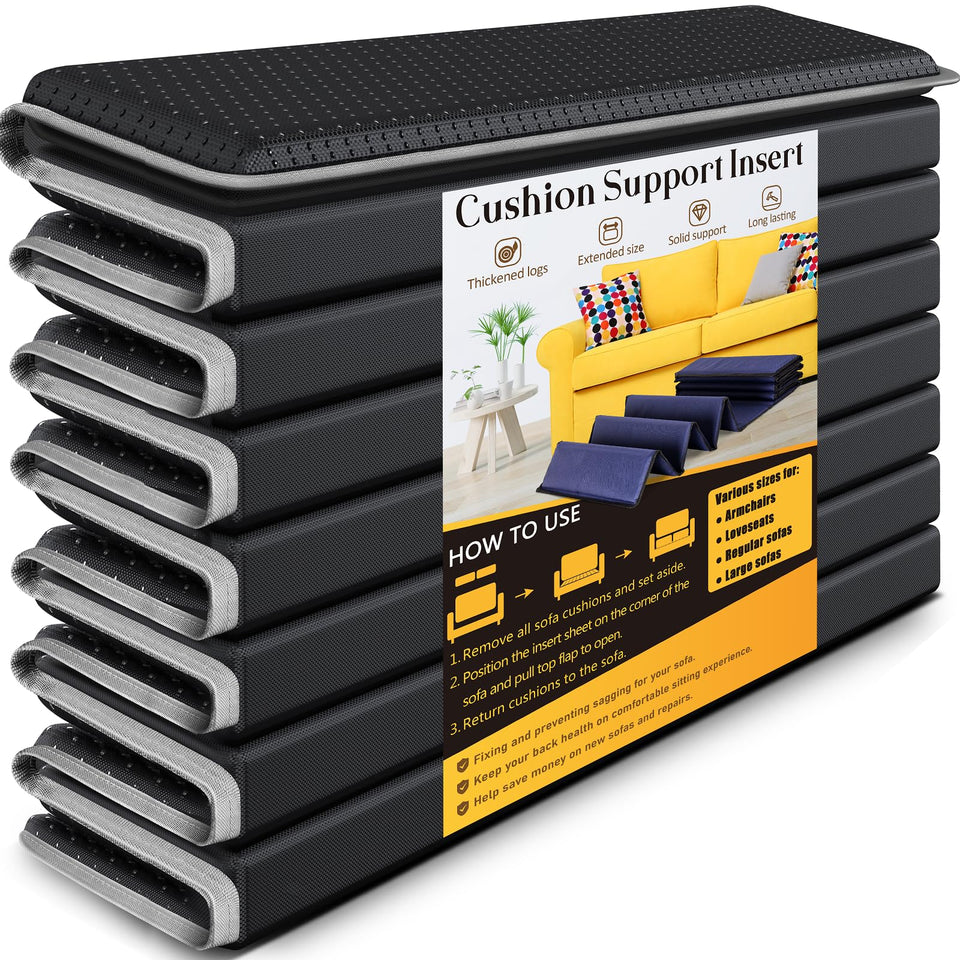 LAVEVE cushion support board stabilizes sagging sofa cushions for a firmer feel.