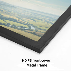 Lavezee 24x36 frame mounted vertically or horizontally for flexible display