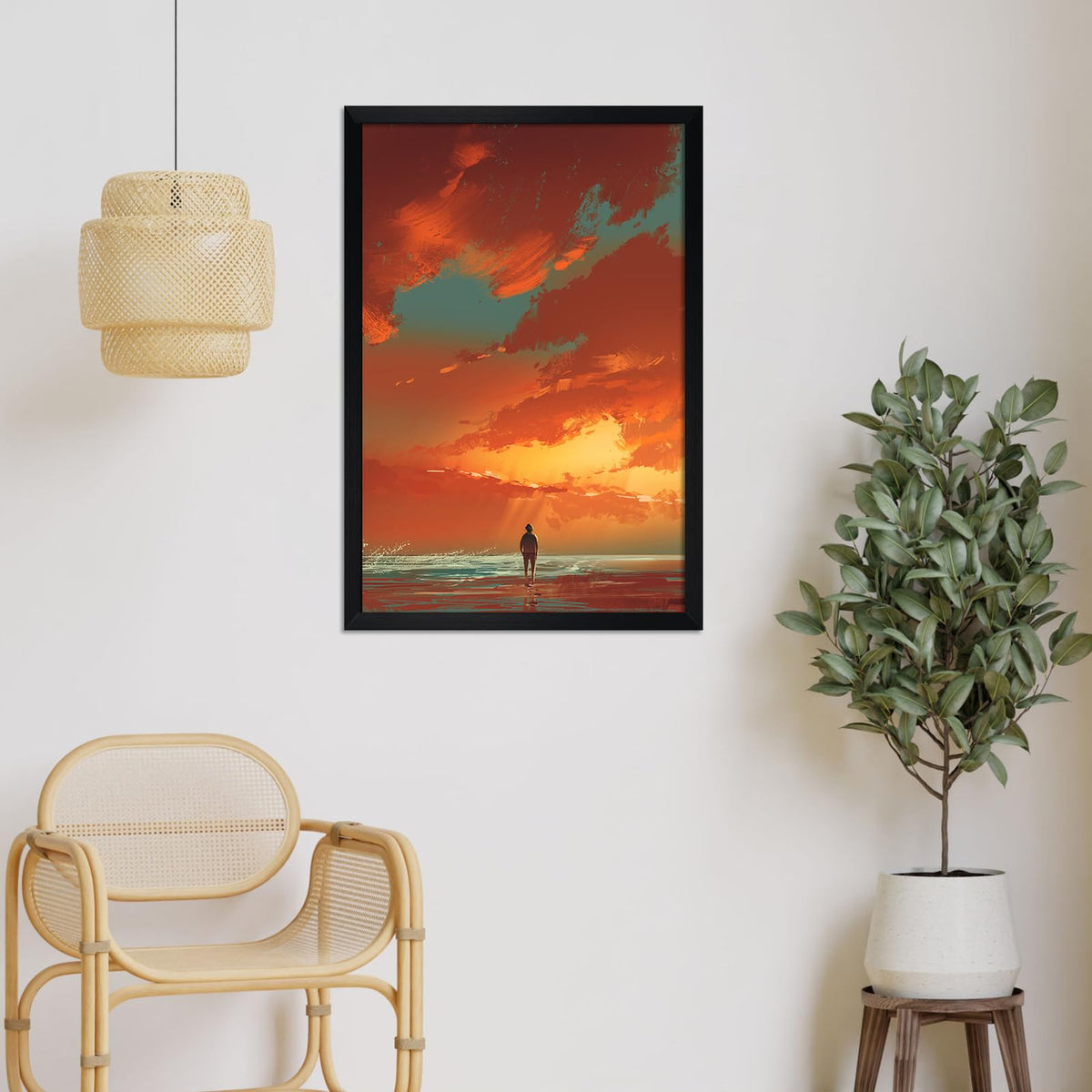 Lavezee 24x36 frame supports photos across rooms and moods