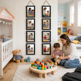 Crystal-clear real glass front preserves color and detail of memories