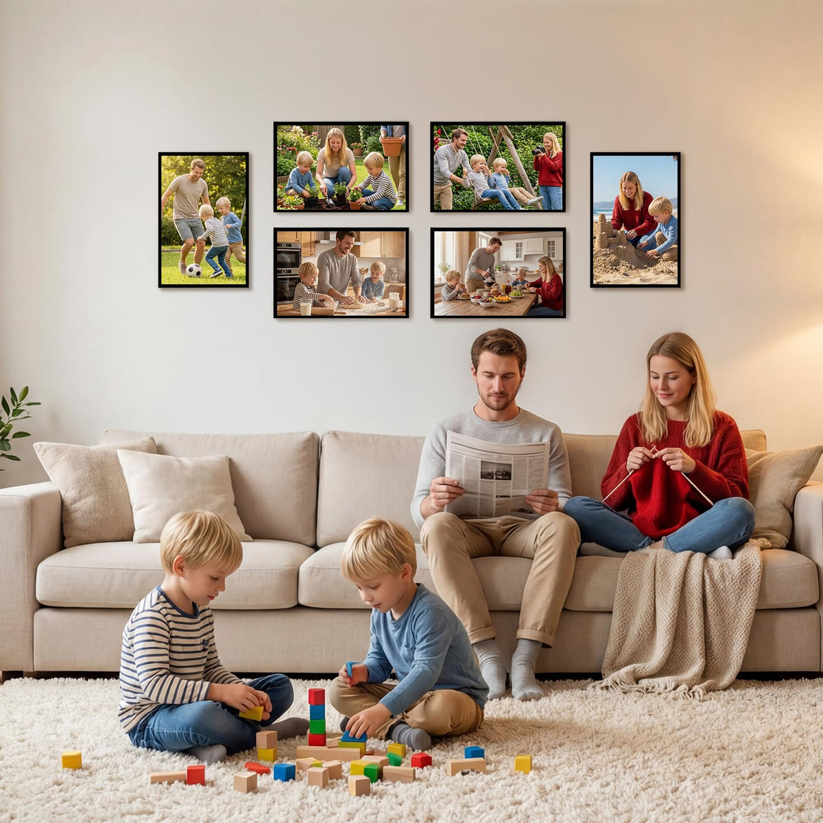 Lavezee 11x17 frame with ultra-thin border displaying a poster clearly