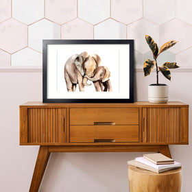 LaVie Home 12x18 framed with mat ready for gallery-style display.