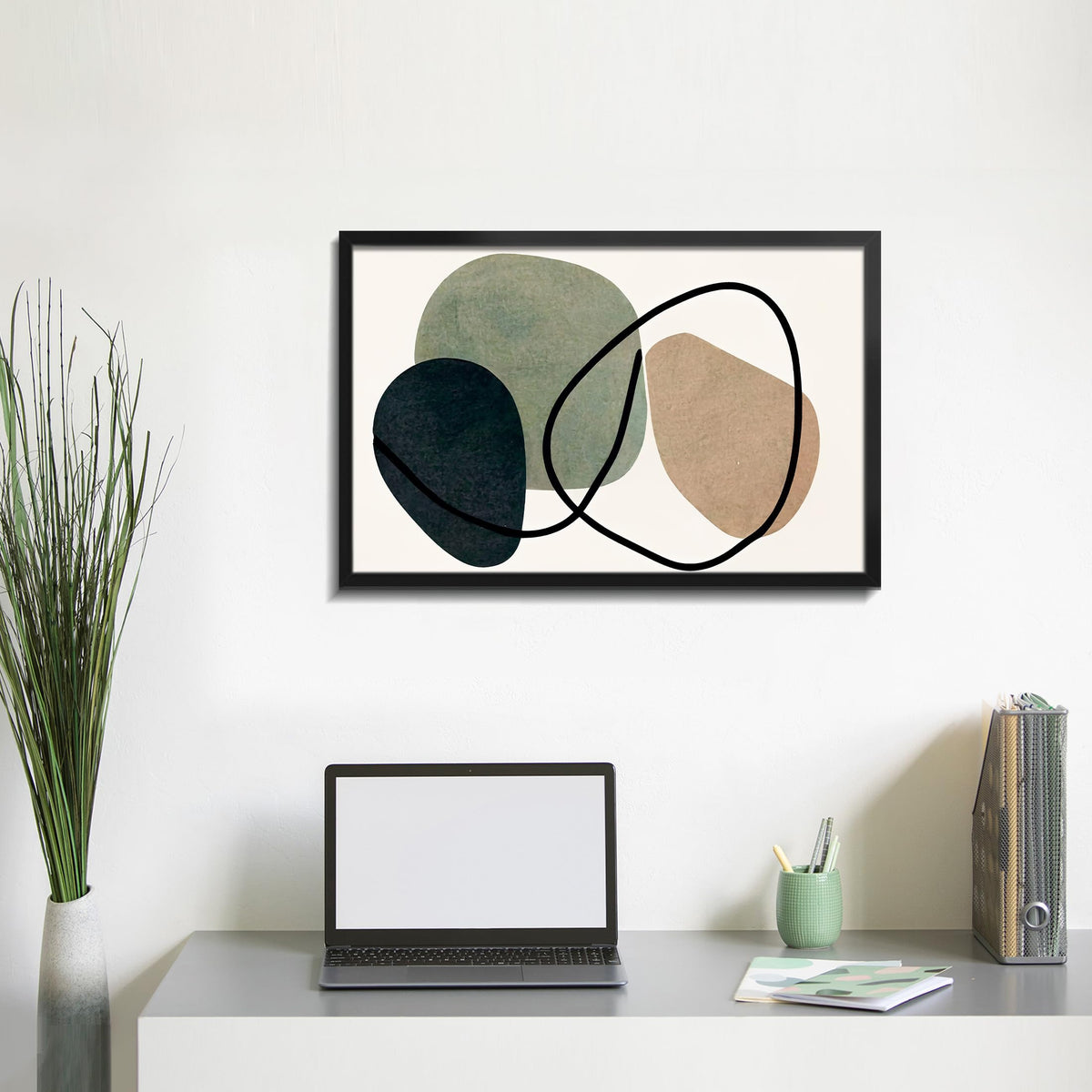 LaVie Home 13x19 frame black finish complements modern decor.