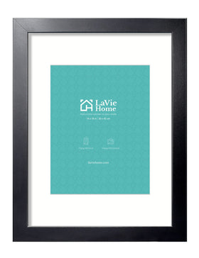 LaVie Home 14x18 black frame front view for a bold wall display.