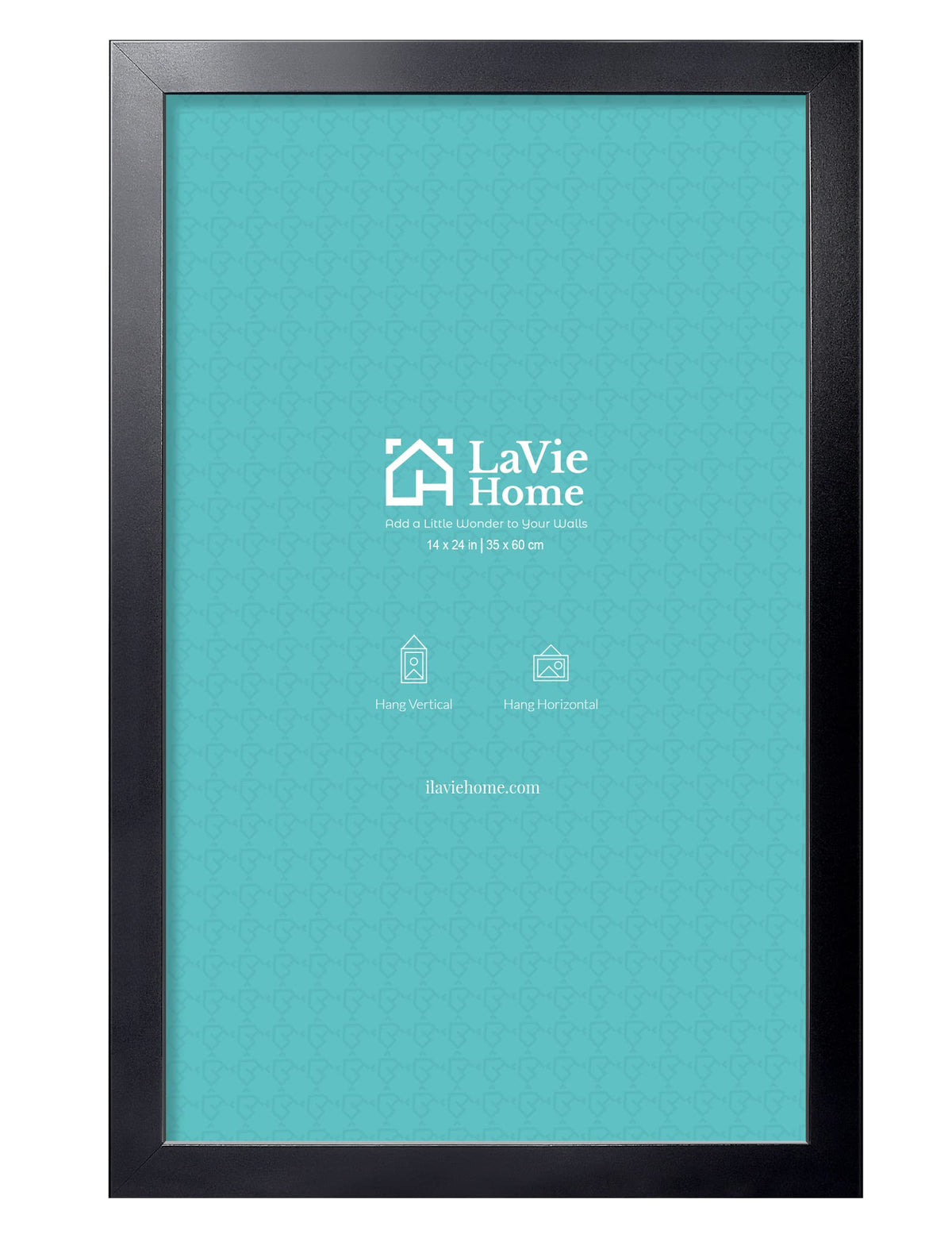 LaVie Home 14x24 poster frame with HD plexiglass for crisp wall displays.