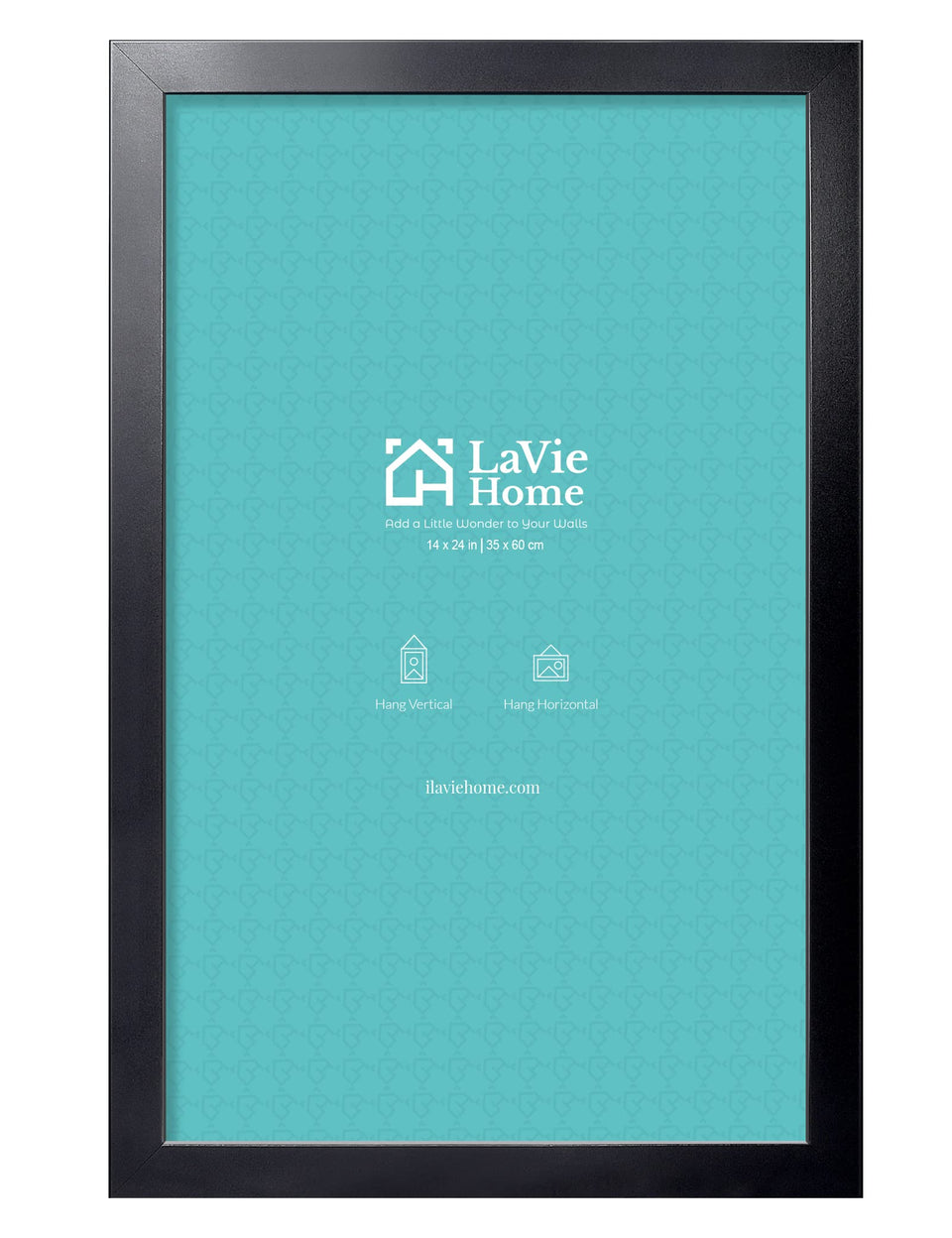 LaVie Home 14x24 poster frame with HD plexiglass for crisp wall displays.