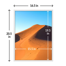 LaVie Home 16x20 frame packaging includes corner protectors for safe shipping.