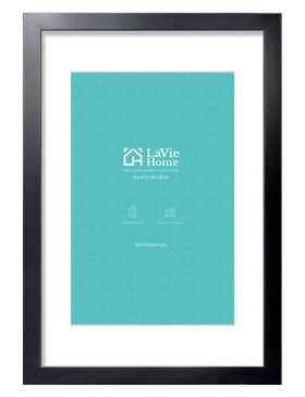LaVie Home 16x24 black poster frame front view for crisp poster display.