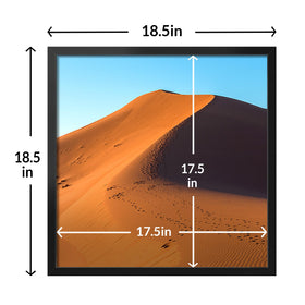 LaVie Home 18x18 frame protective packaging keeps contents pristine.