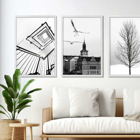 LaVie Home 18x24 frame packed with corner protectors for secure shipping.
