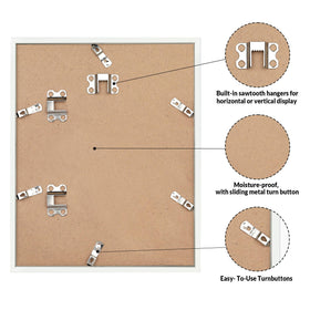 LaVie Home 18x24 frame vertical display fits hallway spaces.
