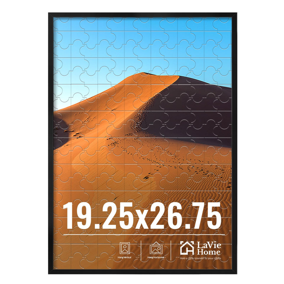 LaVie Home 19.25x26.75 frame wall-display front view shows a clean, protected photo.