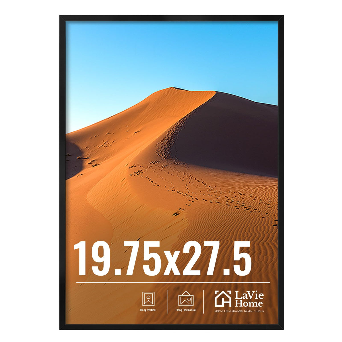 LaVie Home 19.75x27.5 frame front view for elegant wall display.