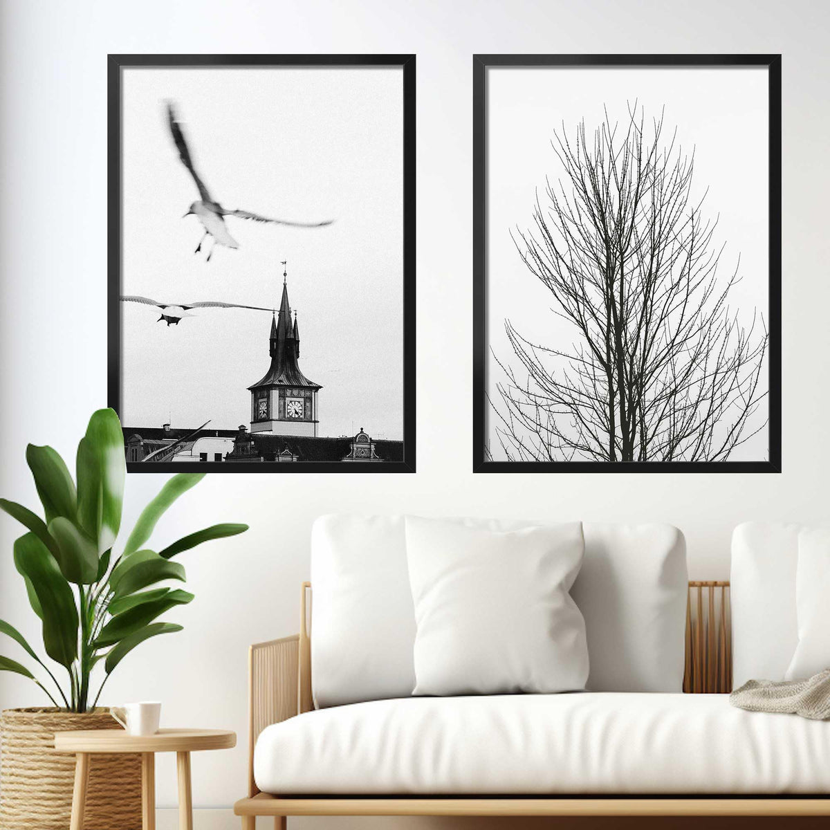 LaVie Home 19.75x27.5 frame size illustration for layout planning on walls.