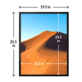LaVie Home frame protected by corner guards during packaging