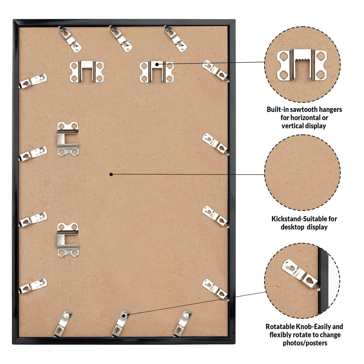 Lavie Home 2-pack frame set for versatile wall displays.