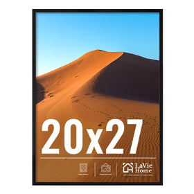 LaVie Home 20x27 frame on wall display with a clean black finish for versatile decor