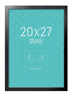 LaVie Home 20x27 black frame front view for poster display