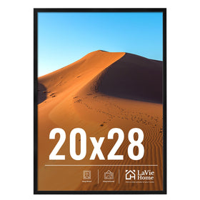 LaVie Home 20x28 frame ready for vertical or horizontal hanging on the wall.