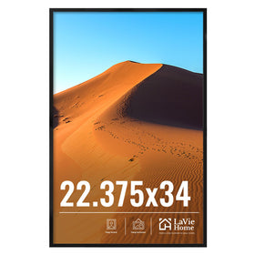 LaVie Home 22.375x34 frame on wall in vertical orientation for versatile display.