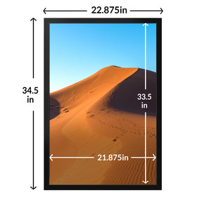 LaVie Home high-definition plexiglass panel provides crisp, safe viewing.