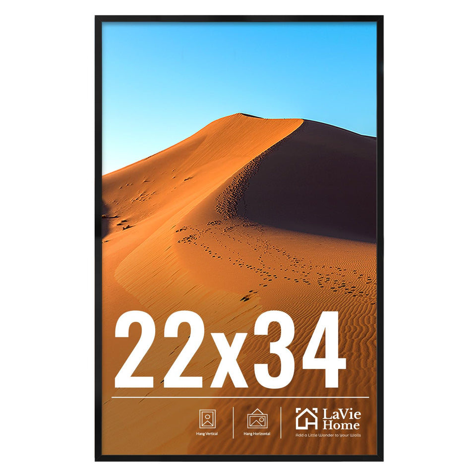 LaVie Home 22x34 frame for wall display with easy vertical or horizontal hanging