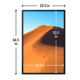 LaVie Home 22x34 poster frame arrives with protective corner guards