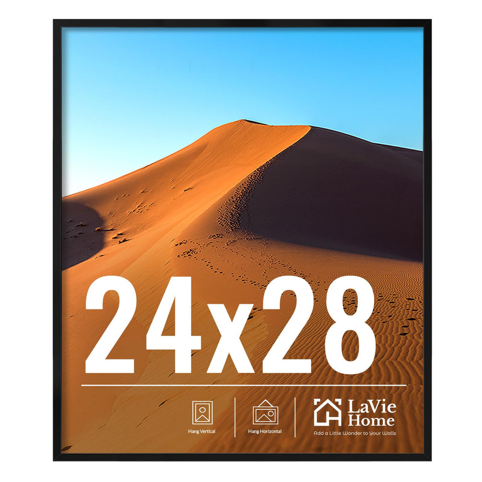LaVie Home 24x28 frame on wall for versatile vertical or horizontal display.