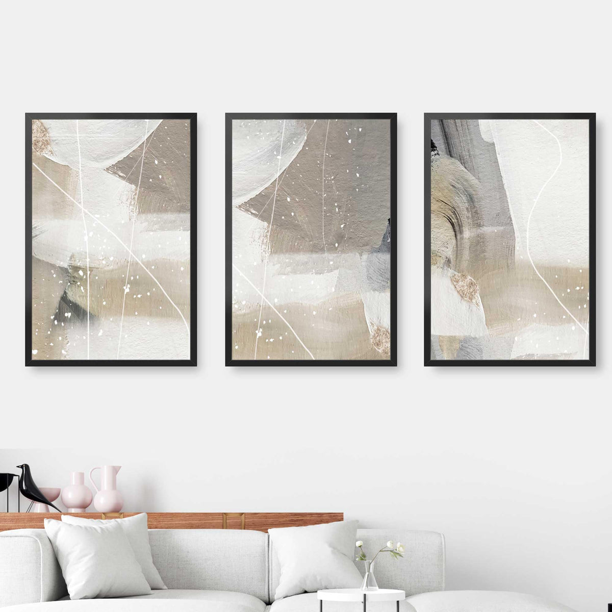 La Vie Home 24x30 black frame front view matches modern decor