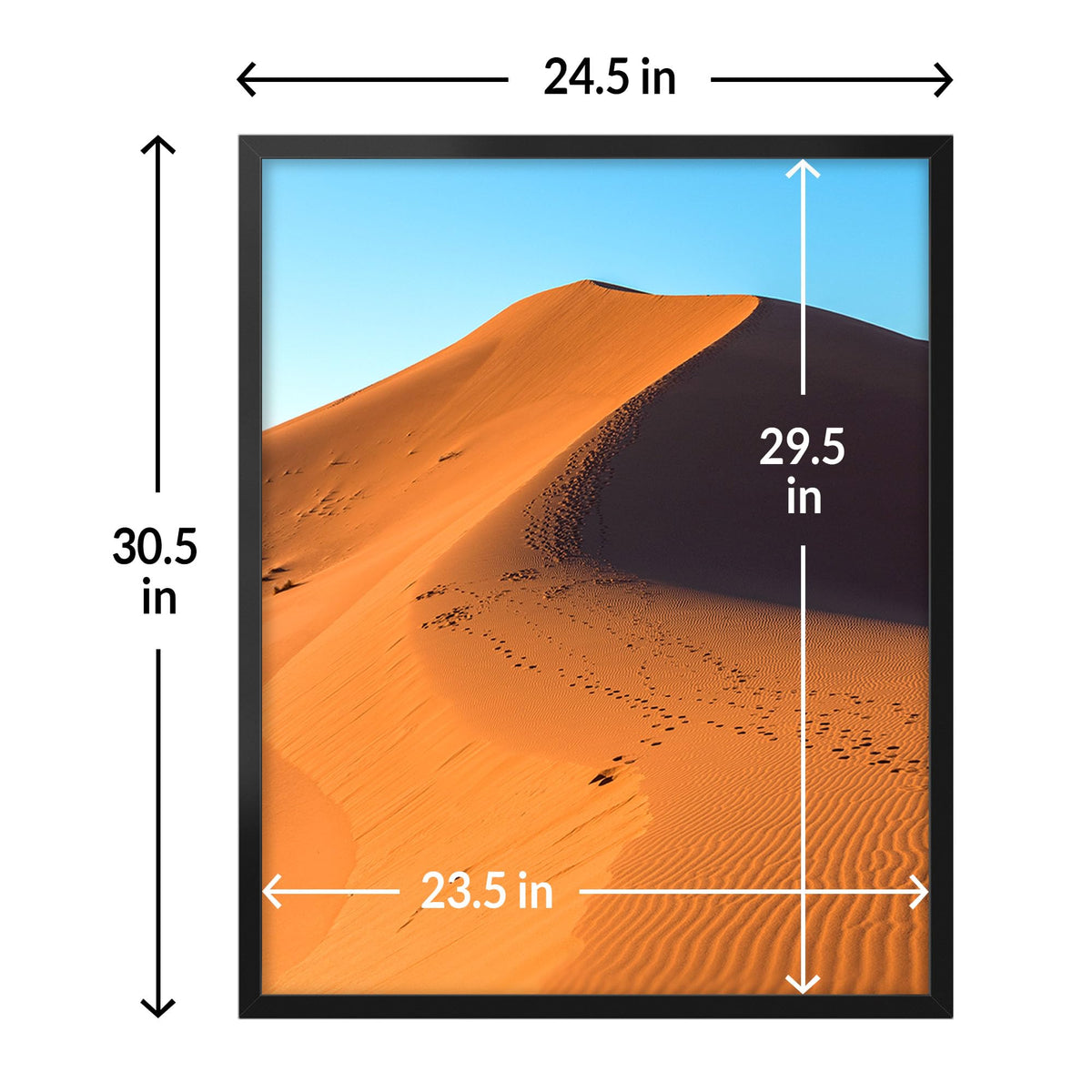 LaVie Home 24x30 with HD plexiglas shows crystal-clear photos