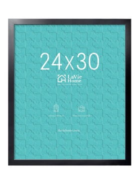 LaVie Home 24x30 frame front view with bold black finish for wall display