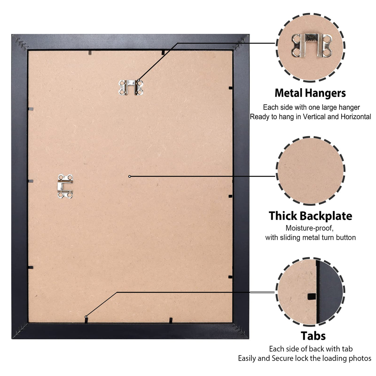 LaVie Home black finish blends with modern decor in any room.