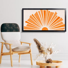 LaVie Home plexiglass detail shows crystal-clear clarity protecting posters.