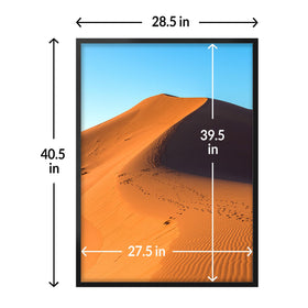 LaVie Home 28x40 frame arrives with corner protectors and protective film