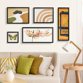 LaVie Home 8x24 frame back view illustrating finger-friendly insert and easy hang.