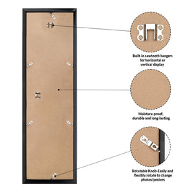 LaVie Home 8x24 frame vertical display supports portrait layouts and tall stacks.