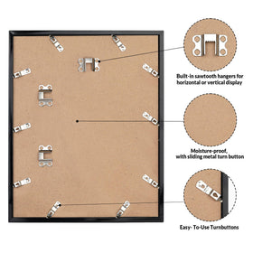 LaVie Home classic black 20x30 frame blends with decor styles