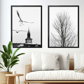 LaVie Home classic black frame blends with modern and traditional interiors.