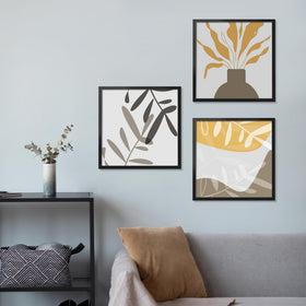 LaVie Home classic black 18x18 frame blends with various decor.