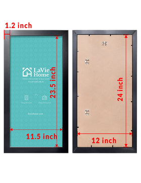 LaVie Home frame closeup of durable MDF molding and sleek finish.