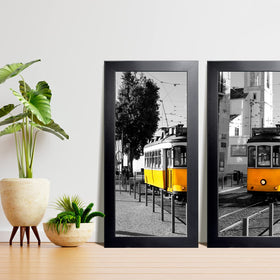 LaVie Home easy-hang design with hooks supports portrait and landscape display.