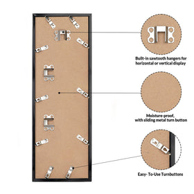LaVie Home frame can hang vertically or horizontally for versatile layouts.