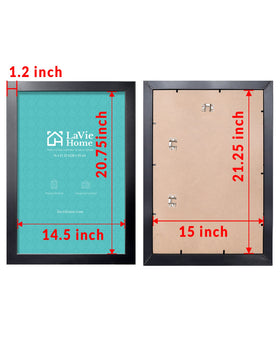 LaVie Home frame back shows portrait or landscape orientation options.