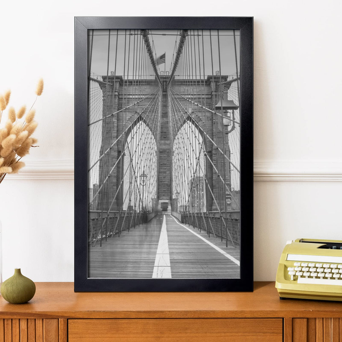 LaVie Home frame front highlight thick molding and clear plexiglass for posters.