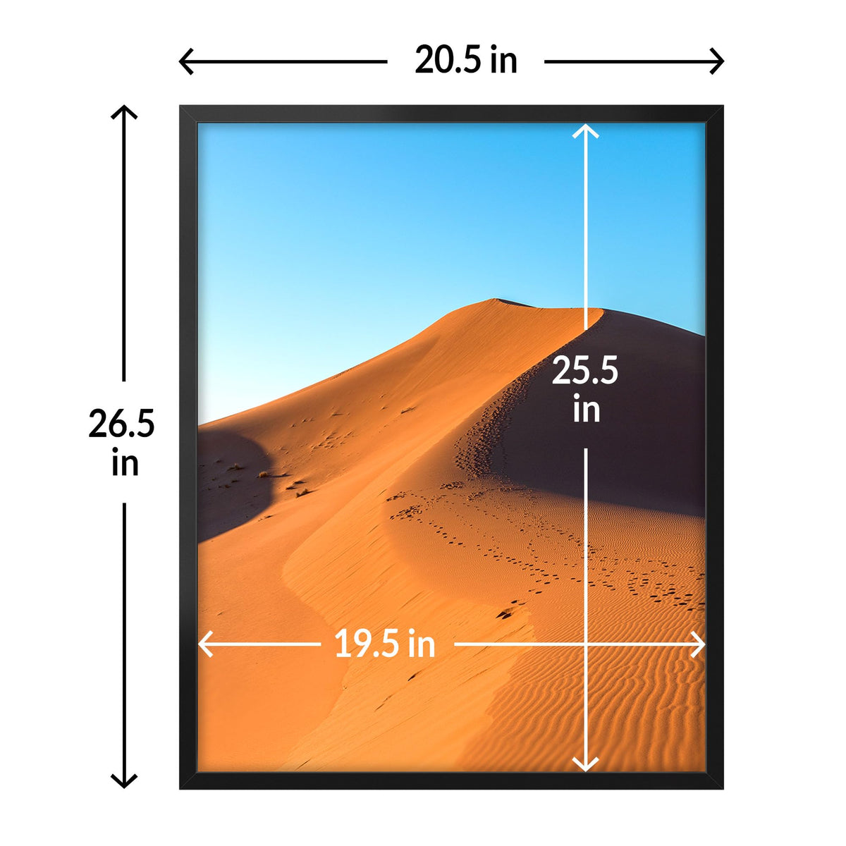 LaVie Home frame hanging in both vertical and horizontal orientations for flexible layouts.