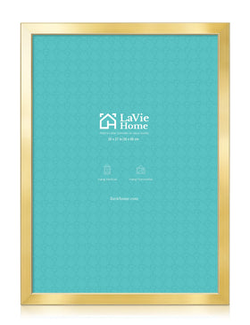 LaVie Home gold 20x27 poster frame front view for memories and posters.