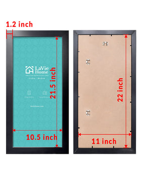 LaVie Home 11x22 frame close-up with HD plexiglass for clear viewing